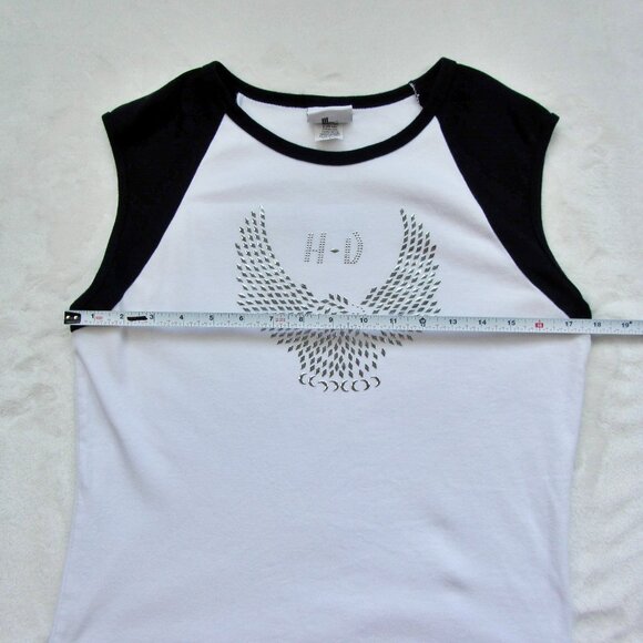 Harley-Davidson Top with Eagle Embellishment Size Large - Picture 7 of 11